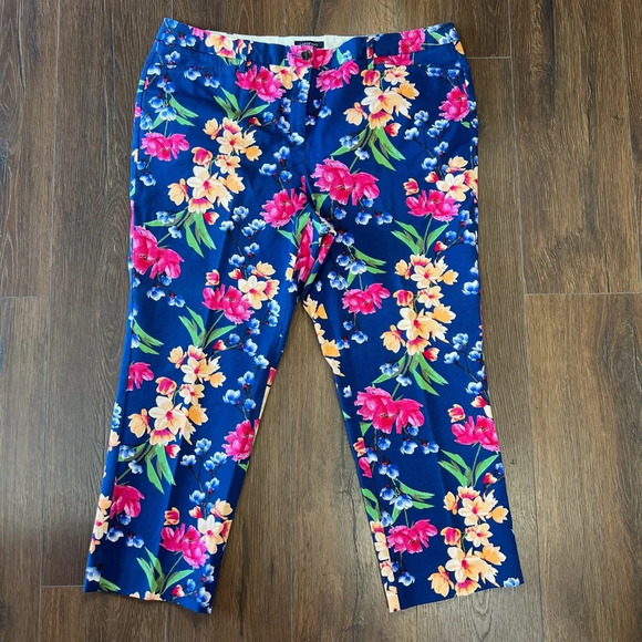 Land’s End mid rise straight leg pant SZ 18 - Picture 2 of 6